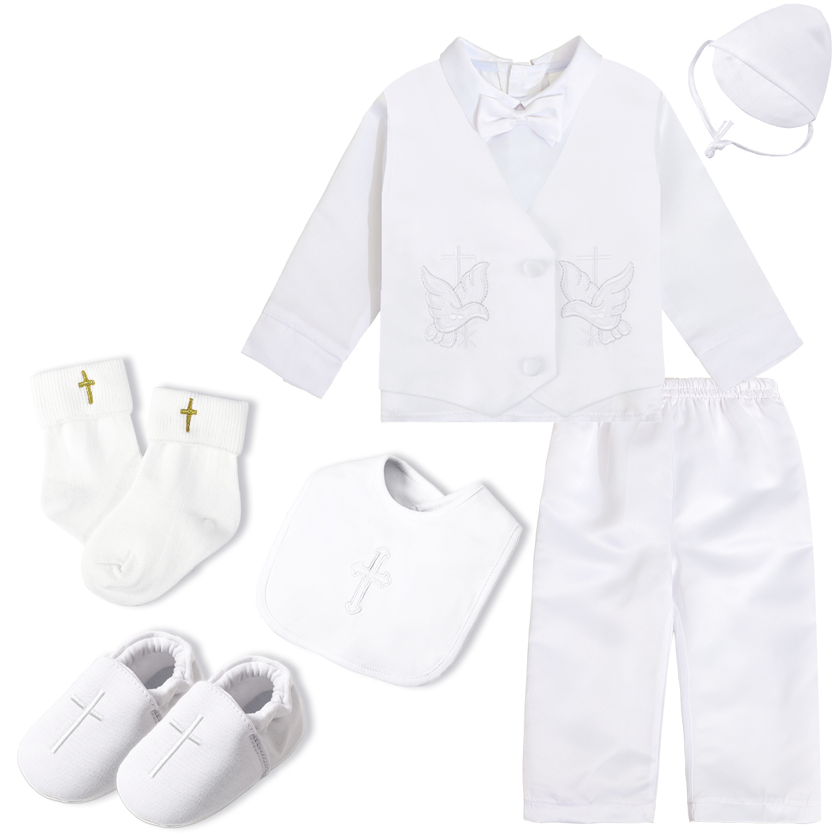Baby Boy Suit Set Baptism - Bebek erkek vaftiz kıyafetler bebek düğün