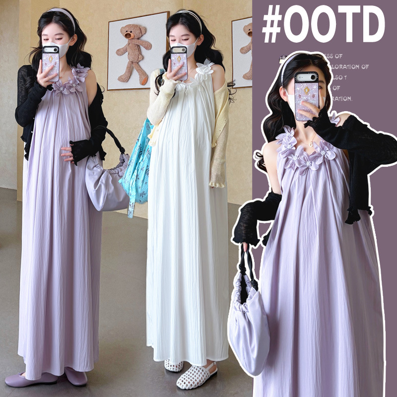 Maternity Wear - Hamileler İçin Yazlık 2026 Çiçek Desenli