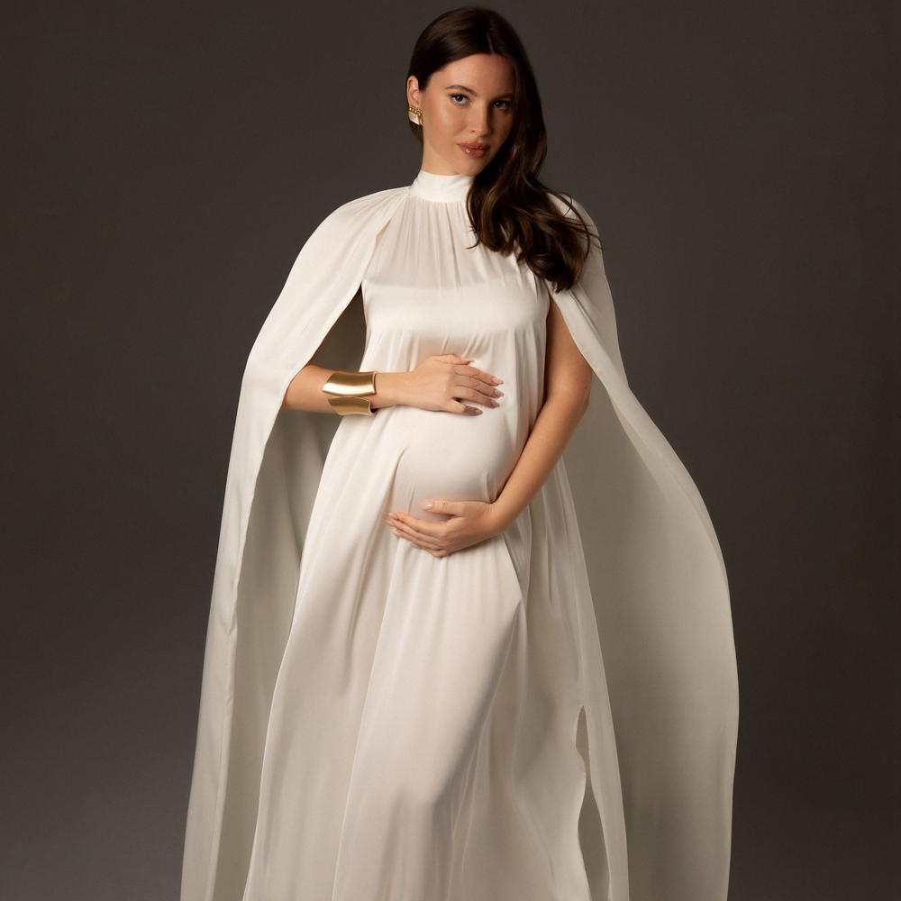 Maternity Wear - Hamile Fotoğrafçılığı Sahne Malzemeleri Elbise Zarif