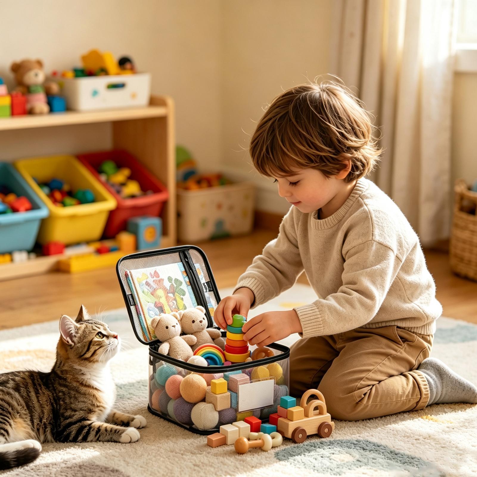 Şeffaf Oyuncak Saklama Torbala - Nursery incelemesi ve fiyatı