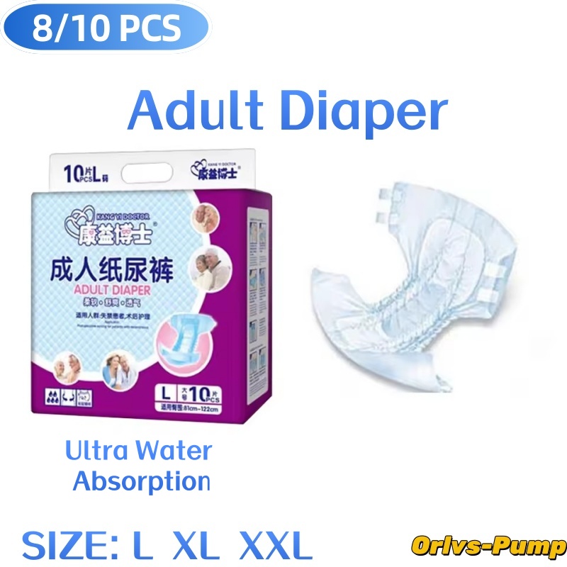 8-10 adet/paket Yetişkin Yaşlı - Diapering incelemesi ve fiyatı