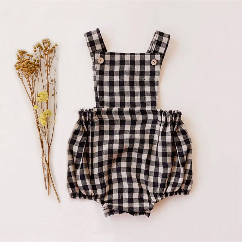 Yenidoğan erkek bebek kız Romp - Baby Summer Linen Sleeveless Jumpsuit incelemesi ve fiyatı