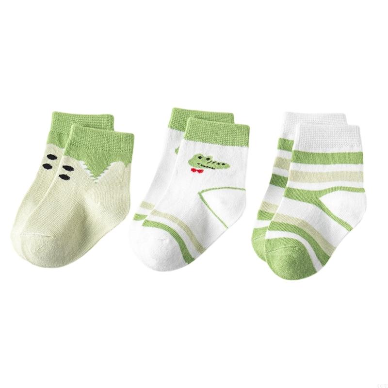 3 çift Nefes Bebek Çorap Dikiş - Unisex Baby Socks Non Slip incelemesi ve fiyatı